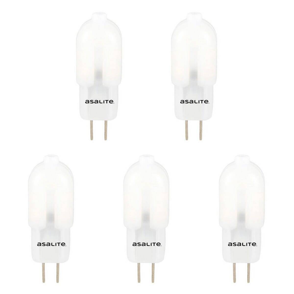 Asalite LED Insteeklamp G4 Mat - 1.5W 110lm 3000K - Warmwit - Vervangt 13W - 12V - 5 stuks-0