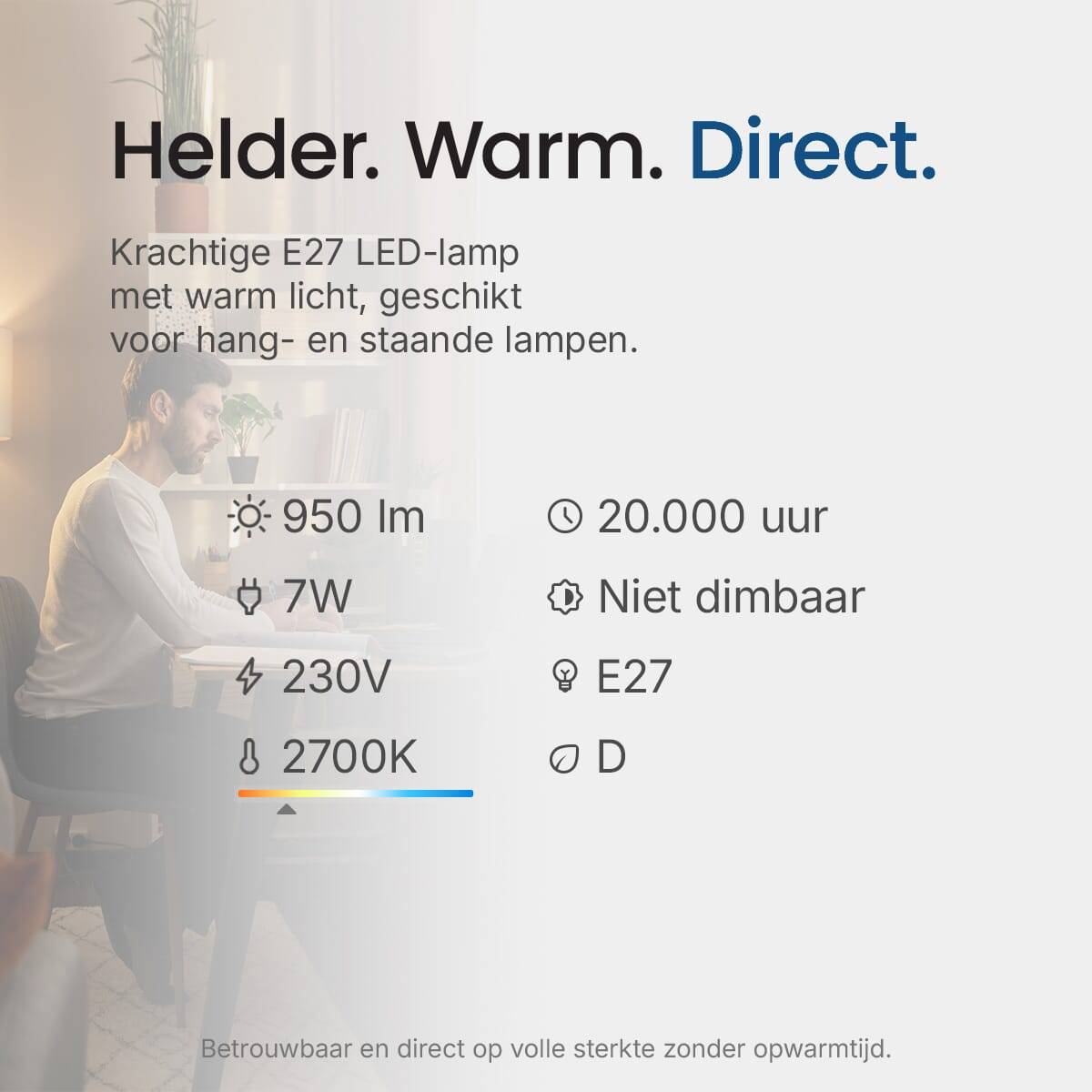 Bemko LED Filamentlamp Edison ST64 E27 Helder - 7W 2700K - Extra Warmwit - Vervangt 53W - 5 stuks-3