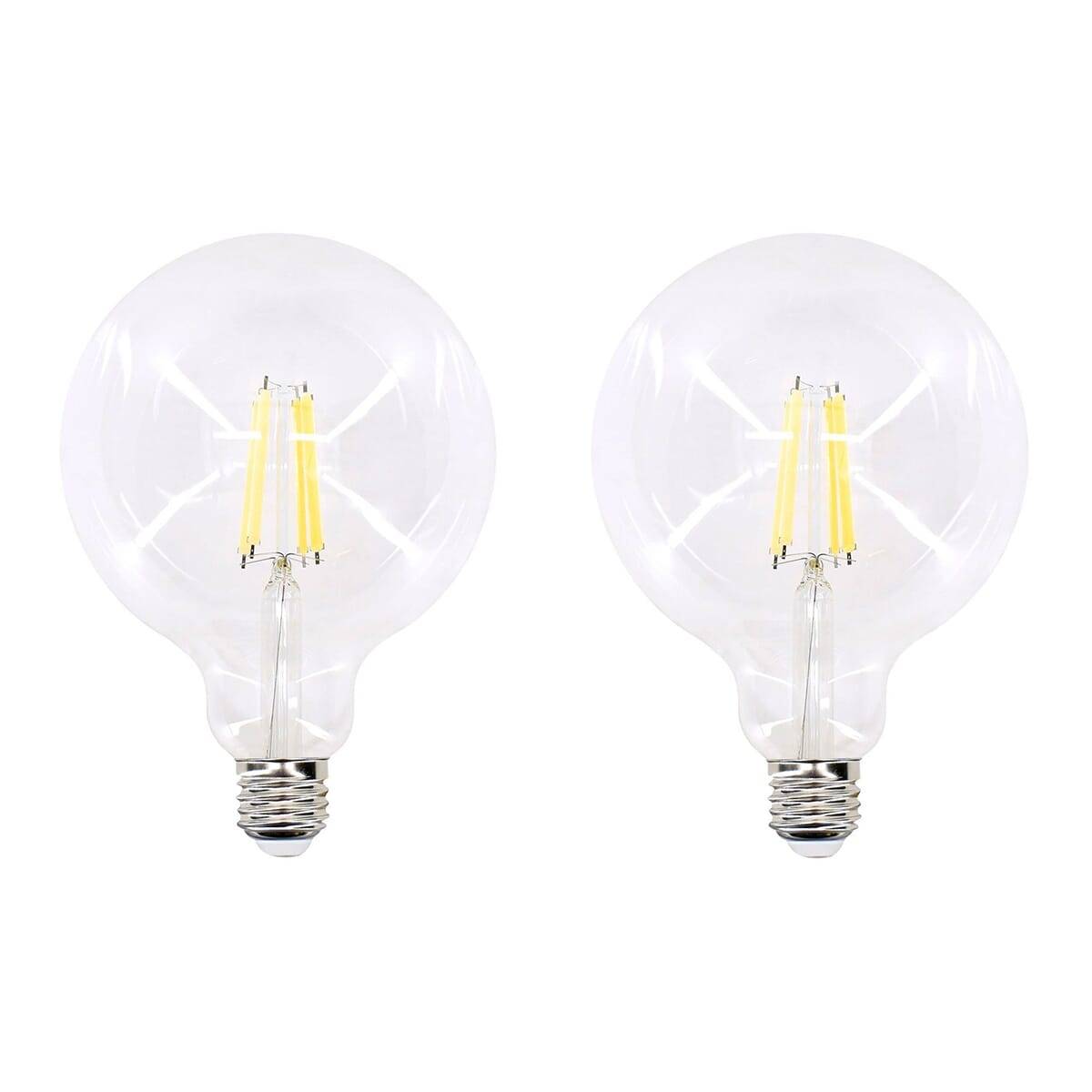 Bemko LED Globelamp G80 E27 Helder - 11W 2400lm 4000K - Neutraalwit - Vervangt 100W - 2 stuks-0