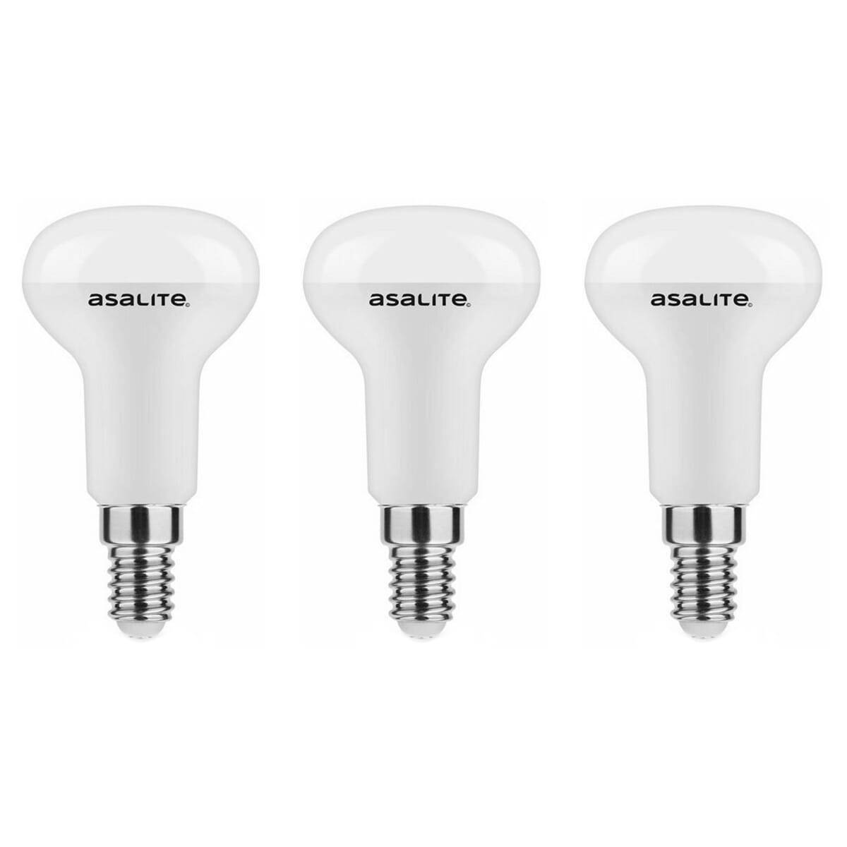 Asalite LED Reflectorlamp R63 E14 Mat - 5W 425lm 4000K - Neutraalwit - Vervangt 37W - 3 stuks-0
