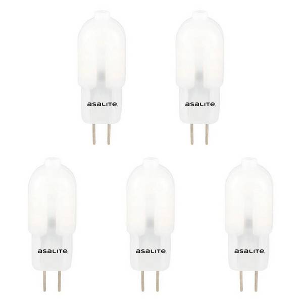 Asalite LED Insteeklamp G4 Mat - 1.5W 110lm 4000K - Neutraalwit - Vervangt 13W - 12V - 5 stuks