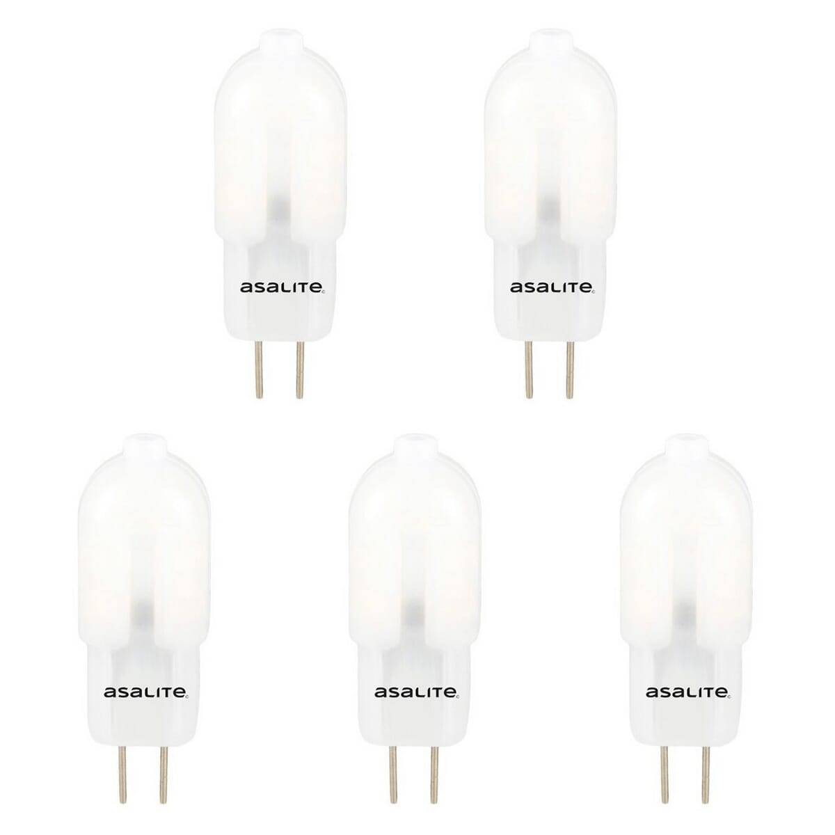 Asalite LED Insteeklamp G4 Mat - 1.5W 110lm 4000K - Neutraalwit - Vervangt 13W - 12V - 5 stuks-0