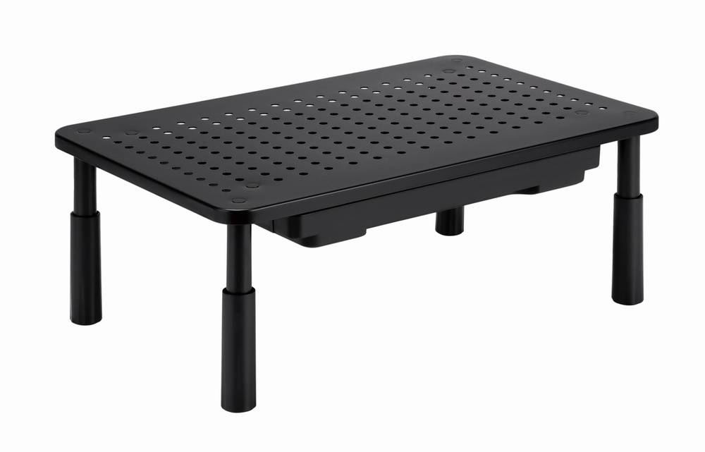 GEMBIRD MS-TABLE-D-01 Monitorstandaard; 20kg; zwart; plastic,staal; 370x235x140mm - 1 stuk-0
