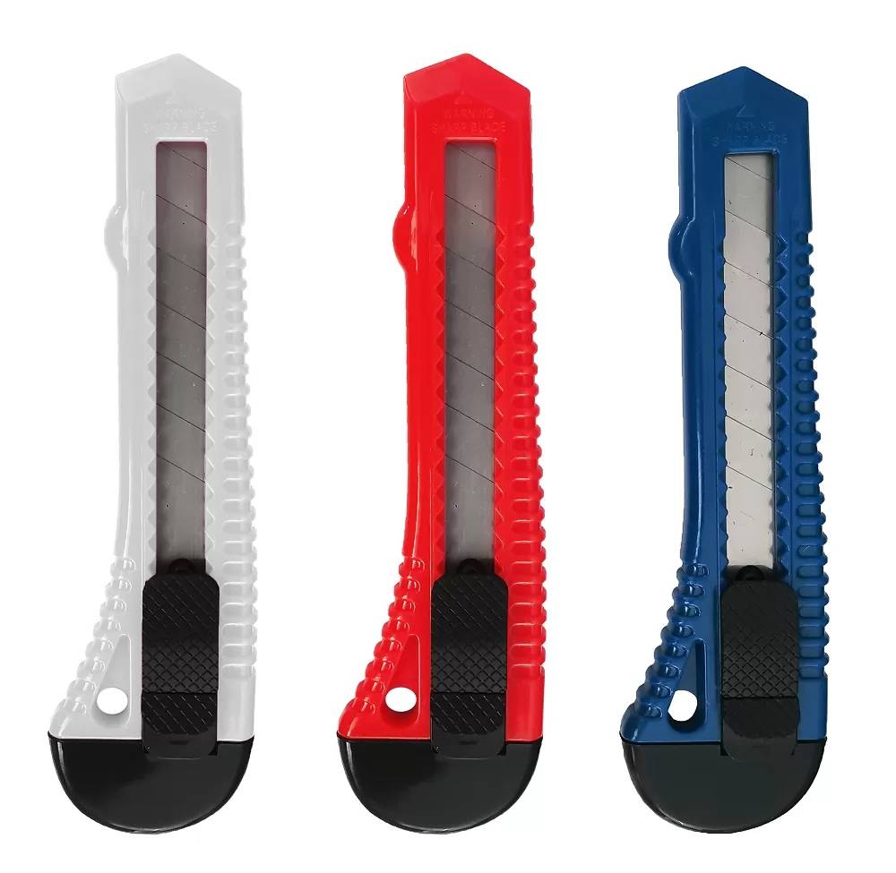 Talen Tools - Afbreekmessen - Set van 3 - Extra grip - Met veiligheidssluiting-0