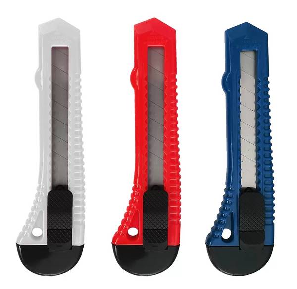 Talen Tools - Afbreekmessen - Set van 3 - Extra grip - Met veiligheidssluiting