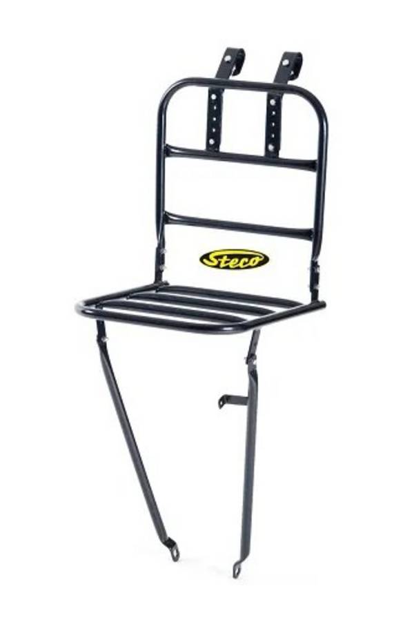 Voordrager Steco Transport 26/28" - 30*30 cm - zwart glans