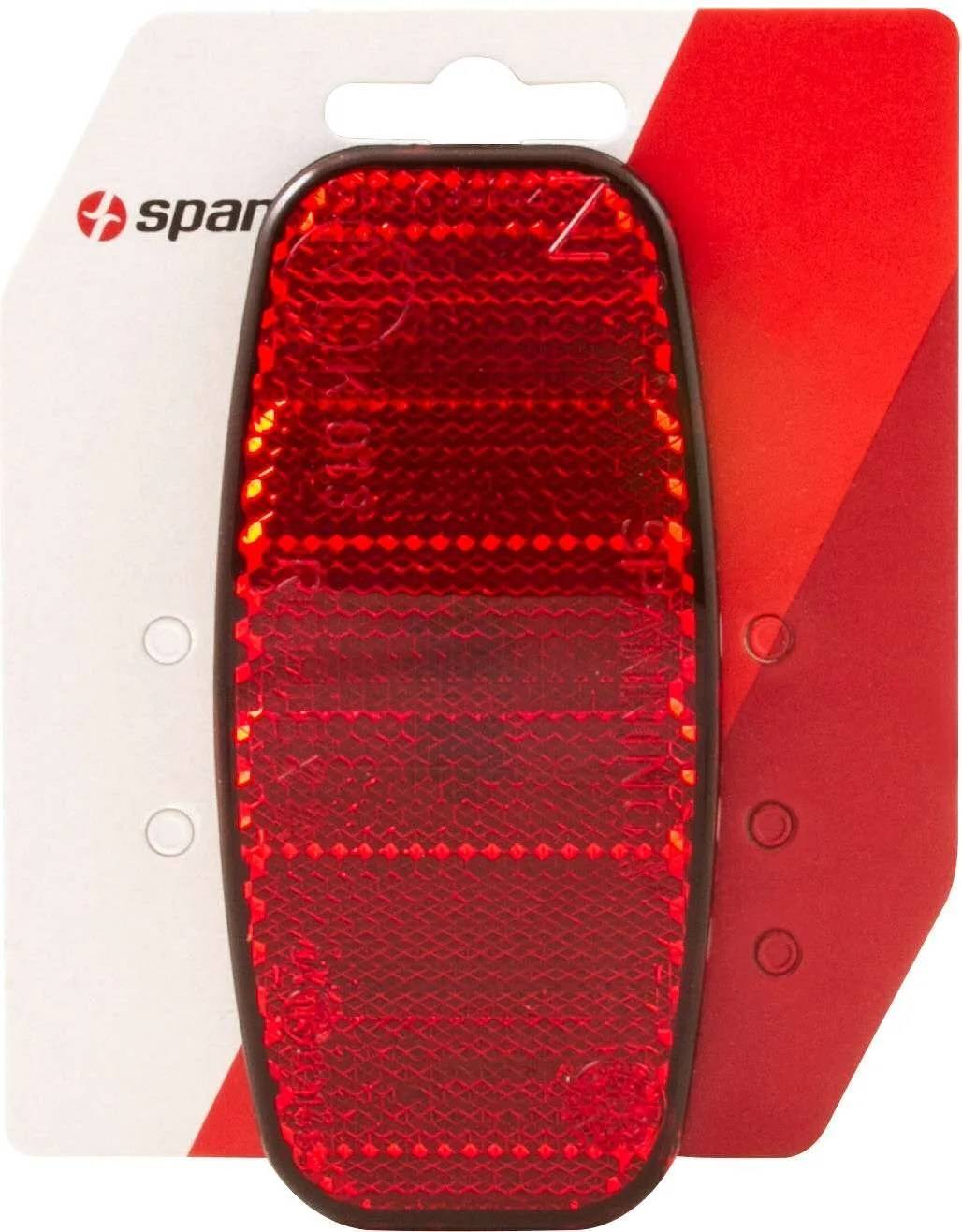 Achterdrager reflector Spanninga ovaal - rood-0
