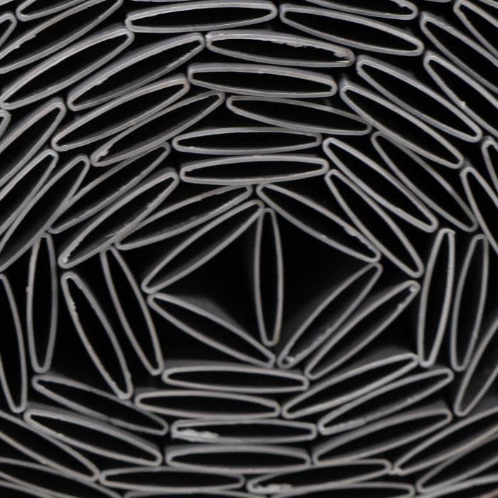 NATURE Dubbelzijdig PVC Rietafscherming - 1 x 3 m - 1600 g/m² - Opaciteit 4/5 - UV Bestendig - Lichtgrijs-2