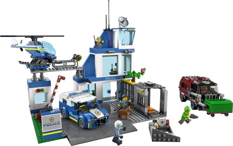 LEGO City 60316 Politiebureau Bouwset - 668 Stukken-3