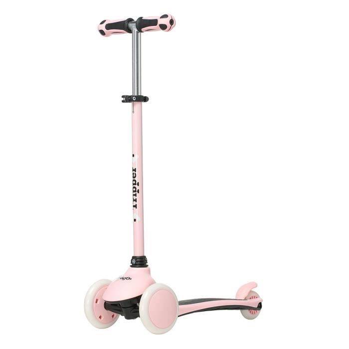 MONDO On and Go Tripper Scooter voor Kinderen, Verstelbaar Stuur, Max. Draagvermogen 30 kg, Roze-0