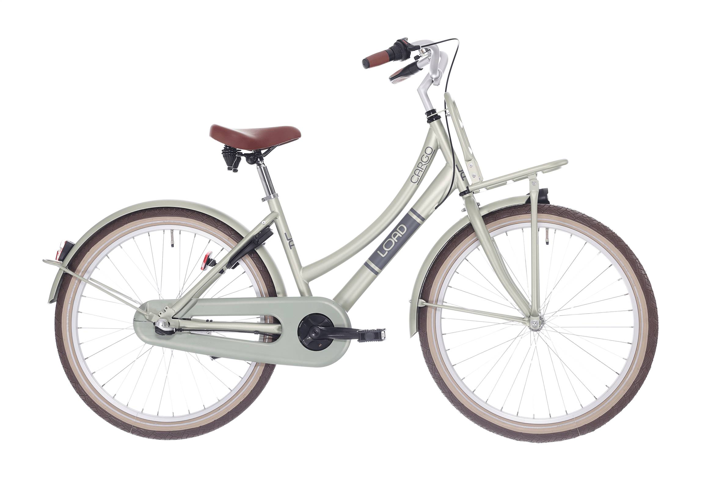 BIKEFUN KIDS Kinderfiets Bikefun Load 24 inch met Nexus 3 versnelling/remnaaf - Desert Sage-0