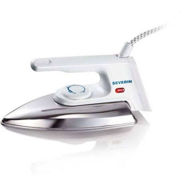 SEVERIN Strijkijzer - BA3211 - Geborstelde aluminium zoolplaat - 1200 W - Wit