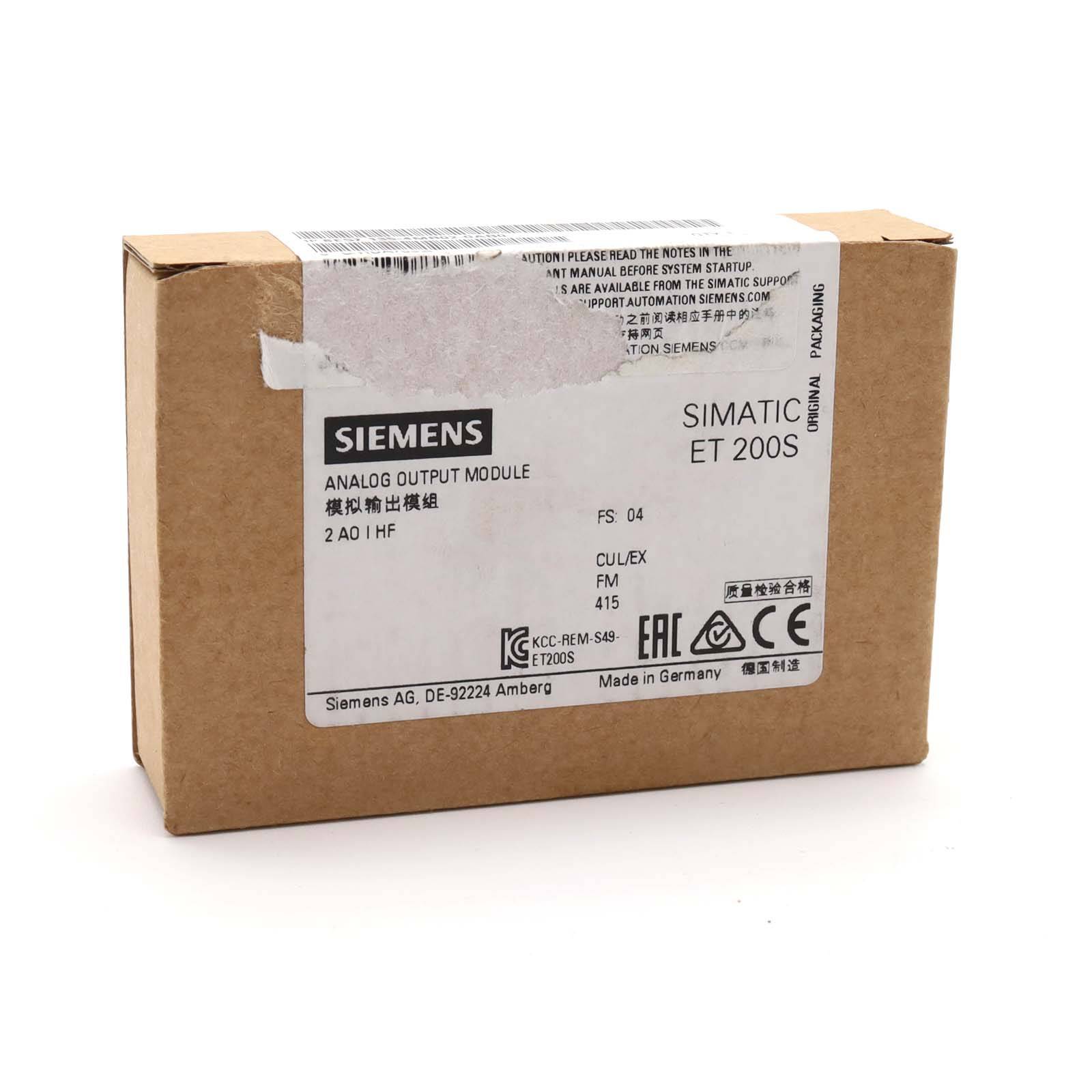 SIEMENS vervangend onderdeel - SIMATIC DP, elektronica module 2 AO I High Feature voor ET 200S