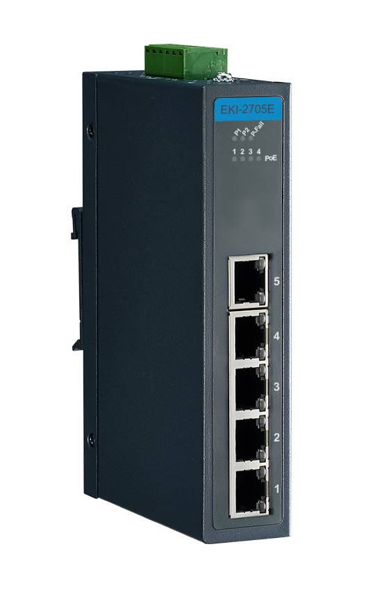 ADVANTECH EKI-2705E-1GPI-A Automatiseringsmodule: switch Ethernet; onbeheerbaar; 12÷48VDC - 1 stuk-0