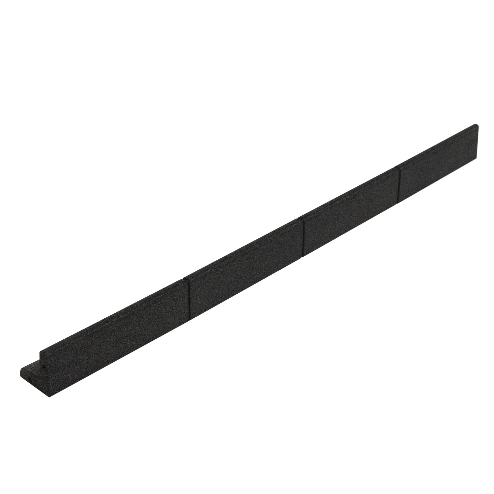 Flexibele Tuinrand 4 x 1,2 m - Zwart-1