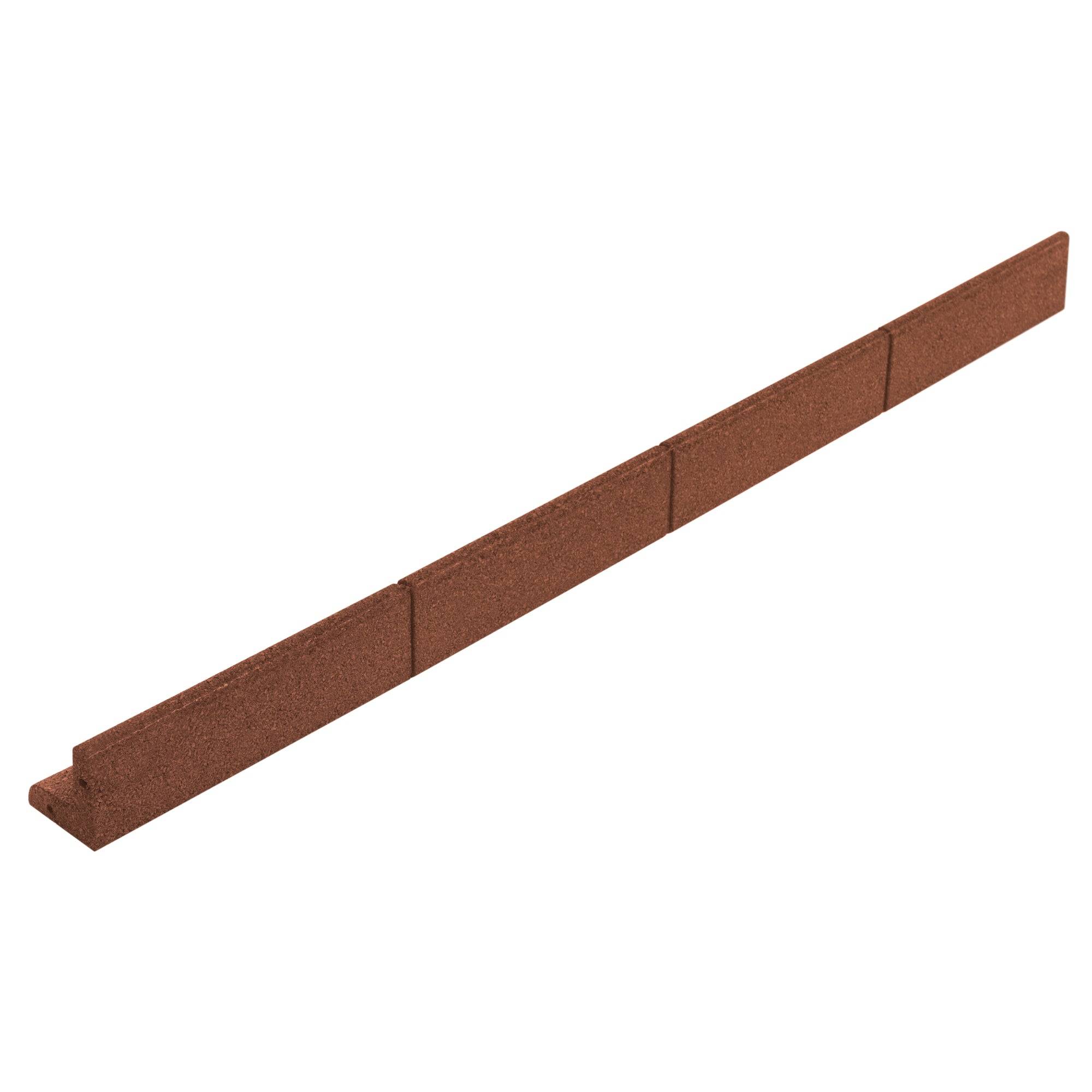 Flexibele Tuinrand 9,6 m incl. Hamer - Terracotta-1
