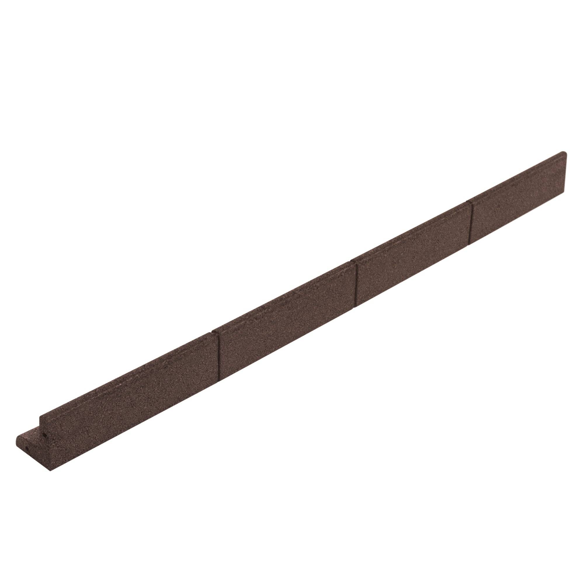 Flexibele Tuinrand 4 x 1,2 m - Bruin-1