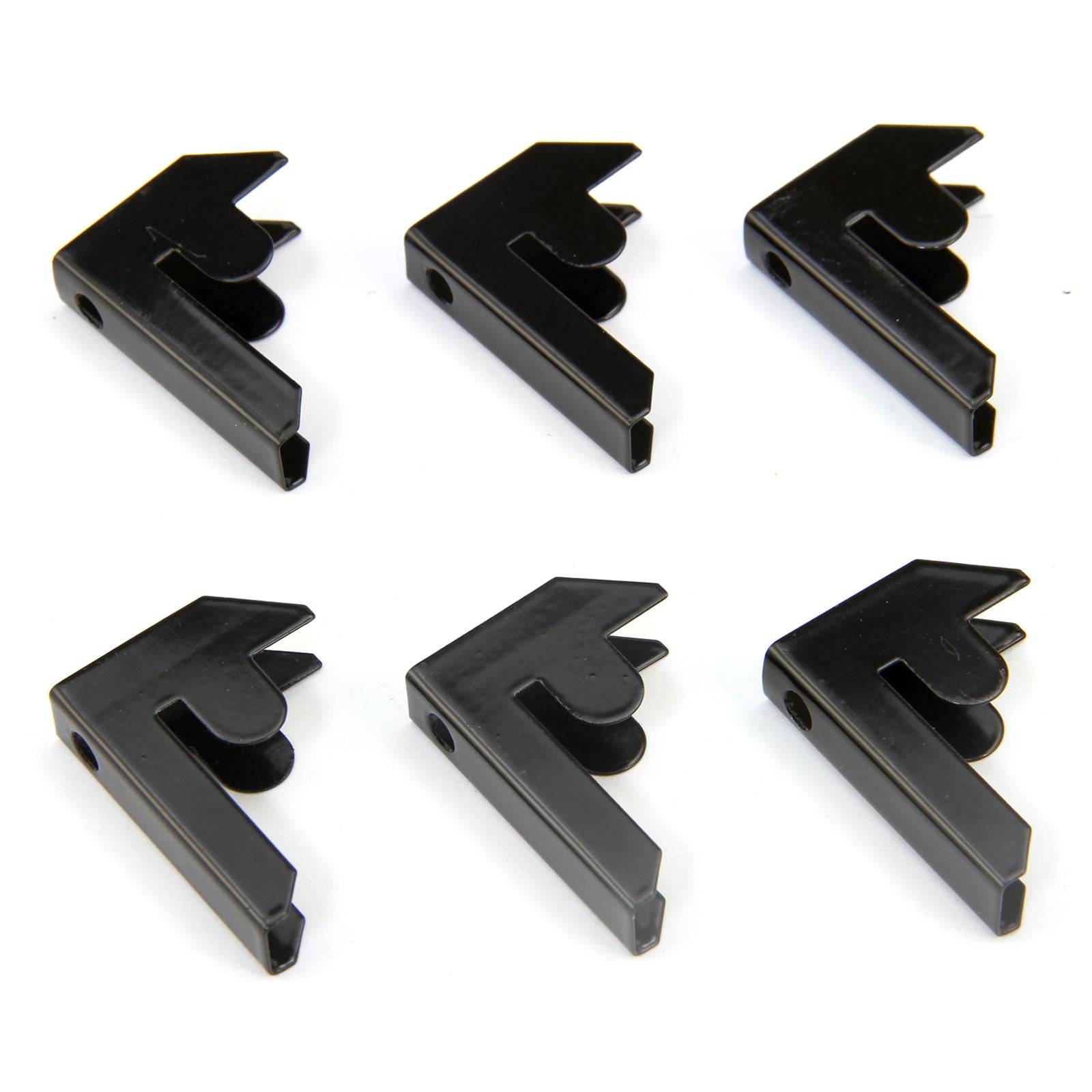 Monsterrekken T-Rax Stelling Verbinders - Zwart (6 pack)-0