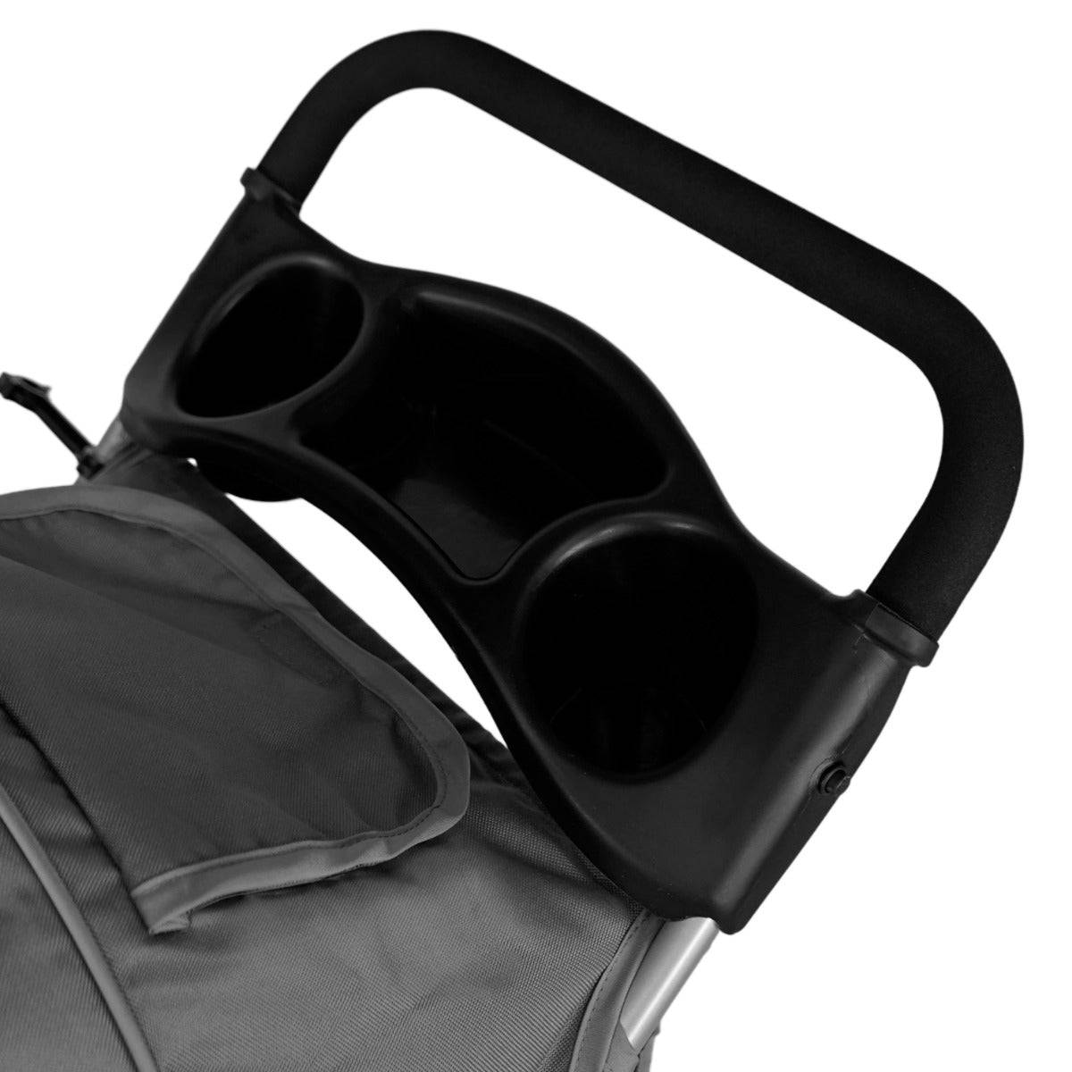 Hondenbuggy met Regenhoes - Donker Grijs-1