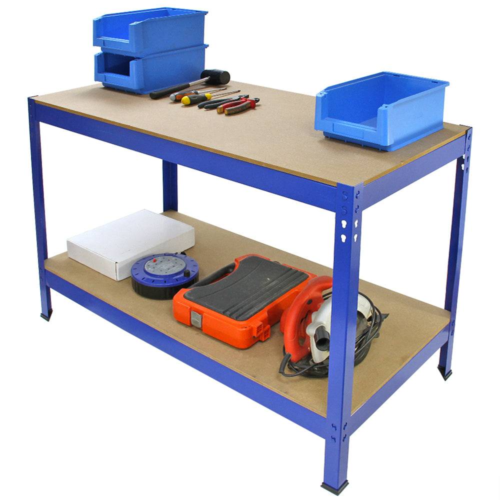 Q-rax werkbank - Blauw - 100 cm breed-2