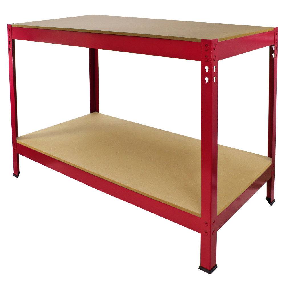 Q-rax werkbank - Rood - 100 cm breed-0