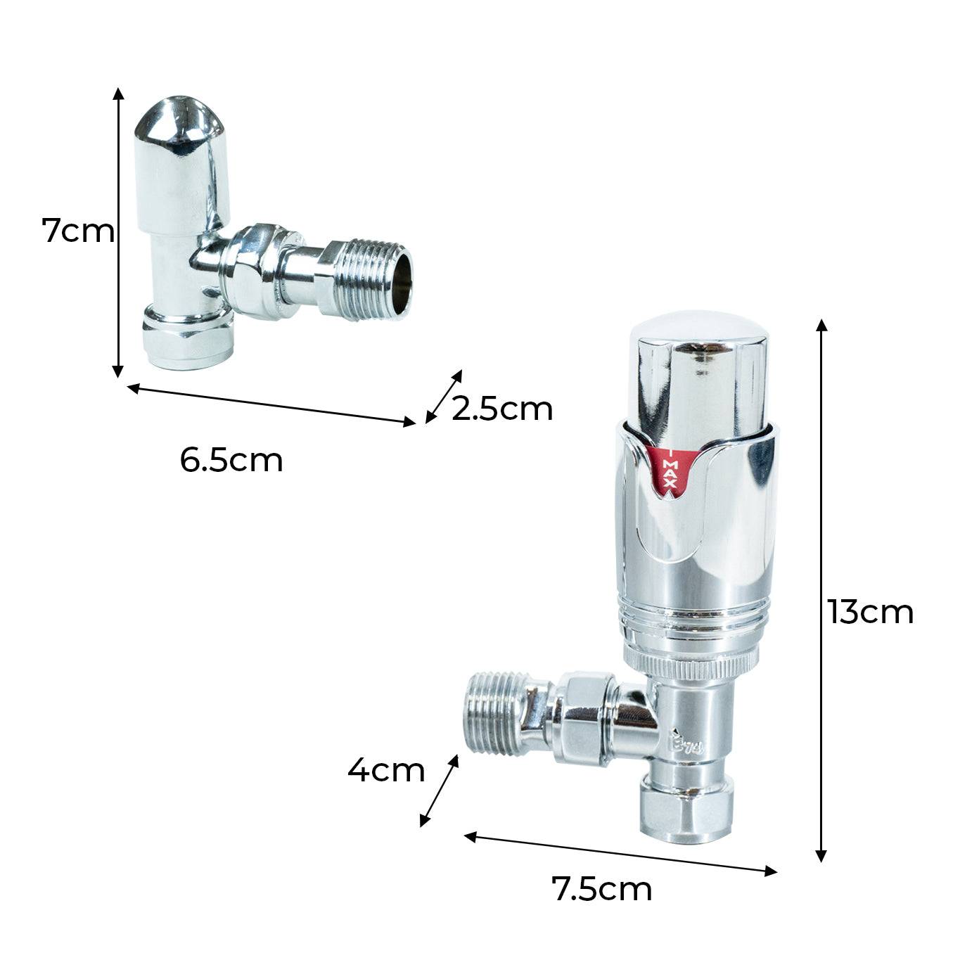 Chroom Thermostatische Radiatorkranen-4
