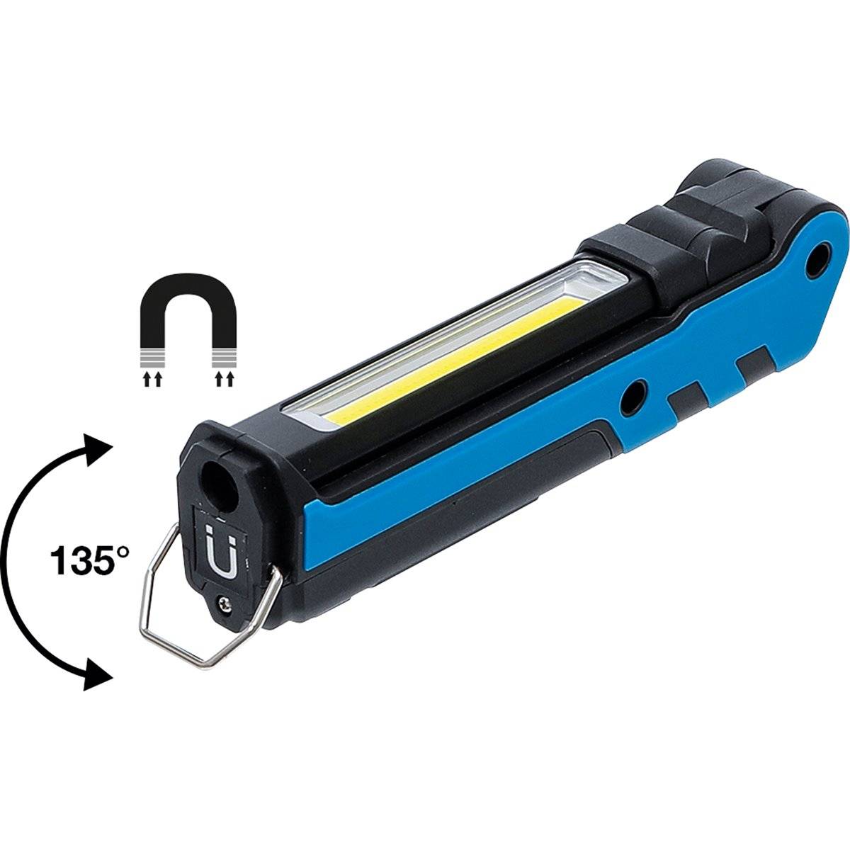 BGS Accu kniklamp compact COB LED 5W-3