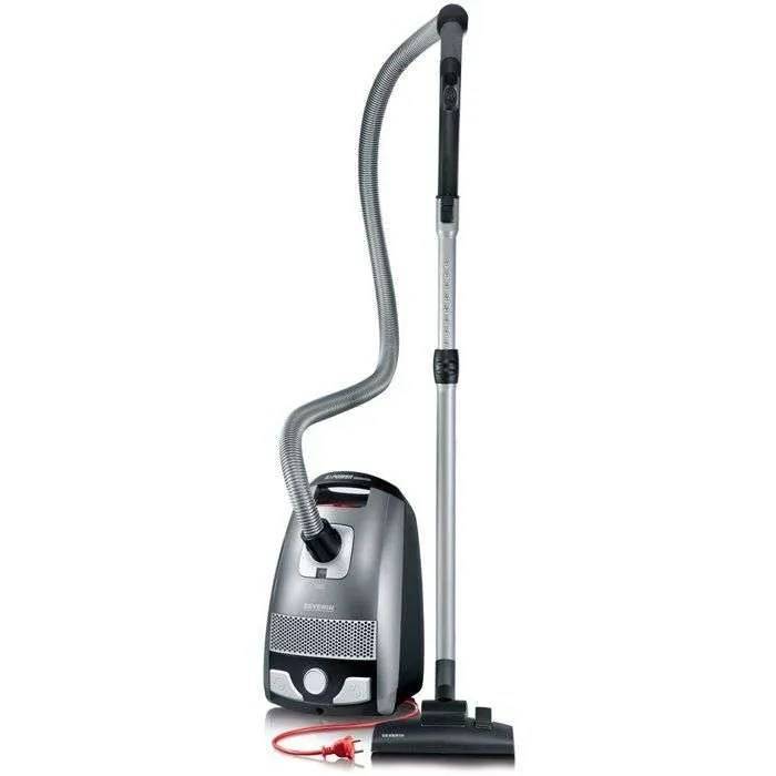 Stofzuiger met stofzak - SEVERIN - S'Power - 750 W - 72 dB - 3 L - 72 dB - Stil - Platinagrijs-0