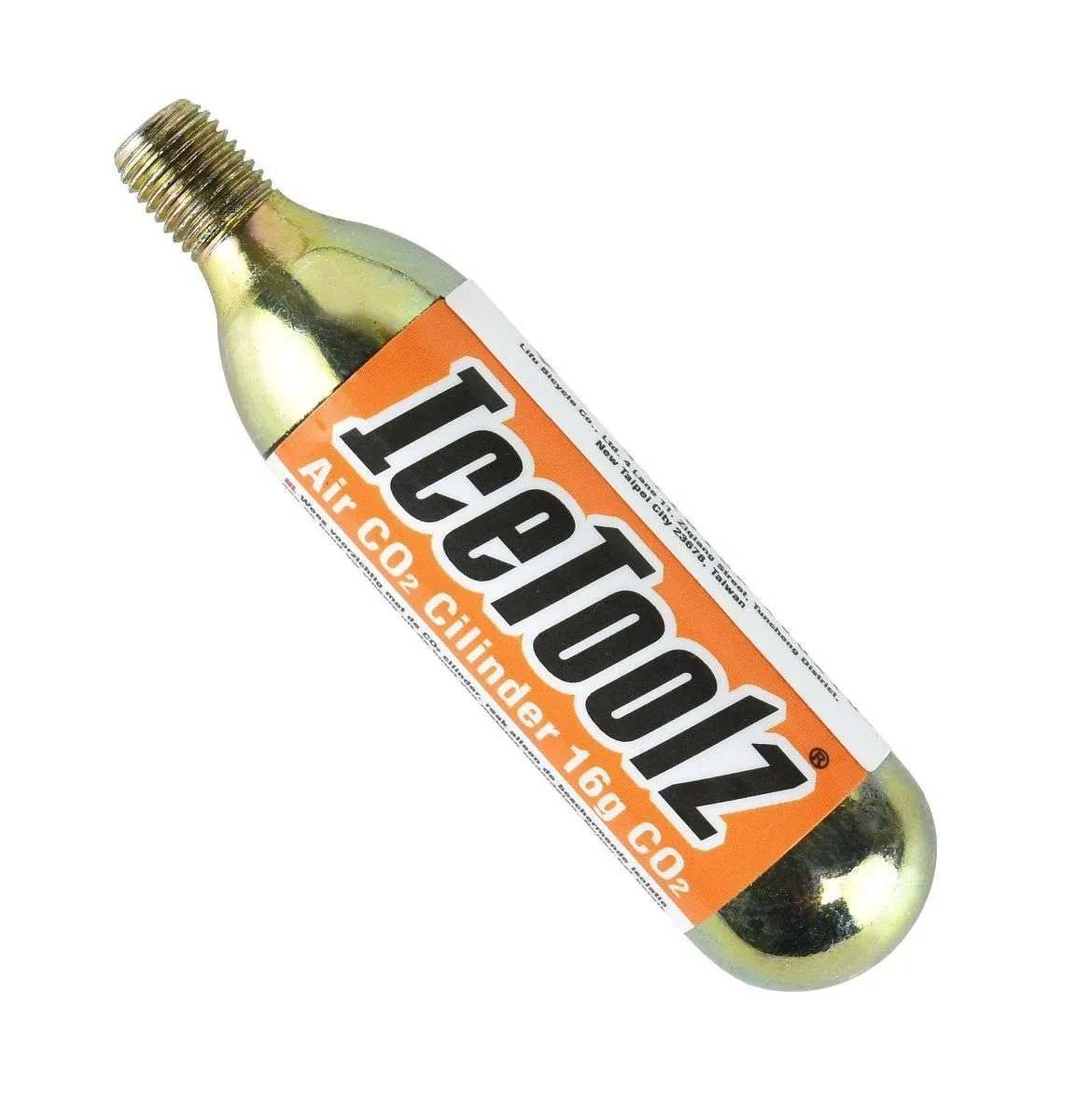 CO2 patronen 16 gram met schroefdraad IceToolz A821 (pot van 50 stuks)-0