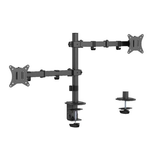 GEMBIRD MA-D2-03 Houder; 9kg; 17÷32"; 75x75mm,100x100mm; monitor x2 - 1 stuk