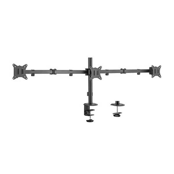 Gembird MA-D3-01 Verstelbaar bureau Montagearm voor 3 schermen (draaien, kantelen, zwenken), 17”-...