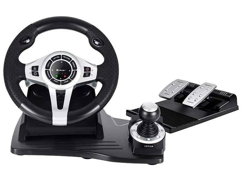TRC Tracer TRAJOY46524 game controller Zwart Stuurwiel + pedalen PlayStation 4, Playstation 3-0