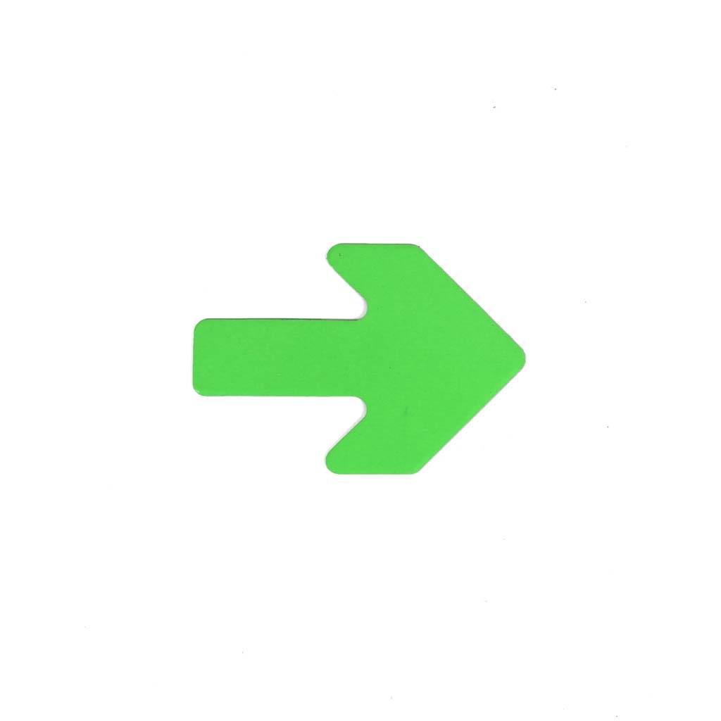 Pijl - Groen 90 x 130 mm Anti-slip-vloersticker-0