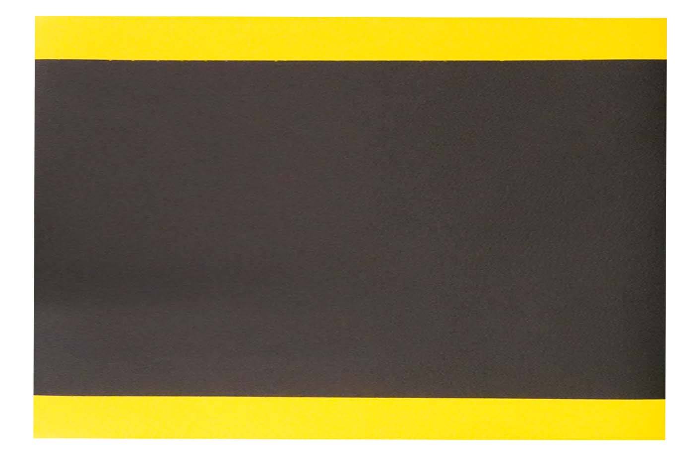 Anti vermoeidheidsmat WS-1 voor kortdurend staand werk - Geel & Zwart - 120 cm x 91 cm x 10 mm- Anti-slip --0