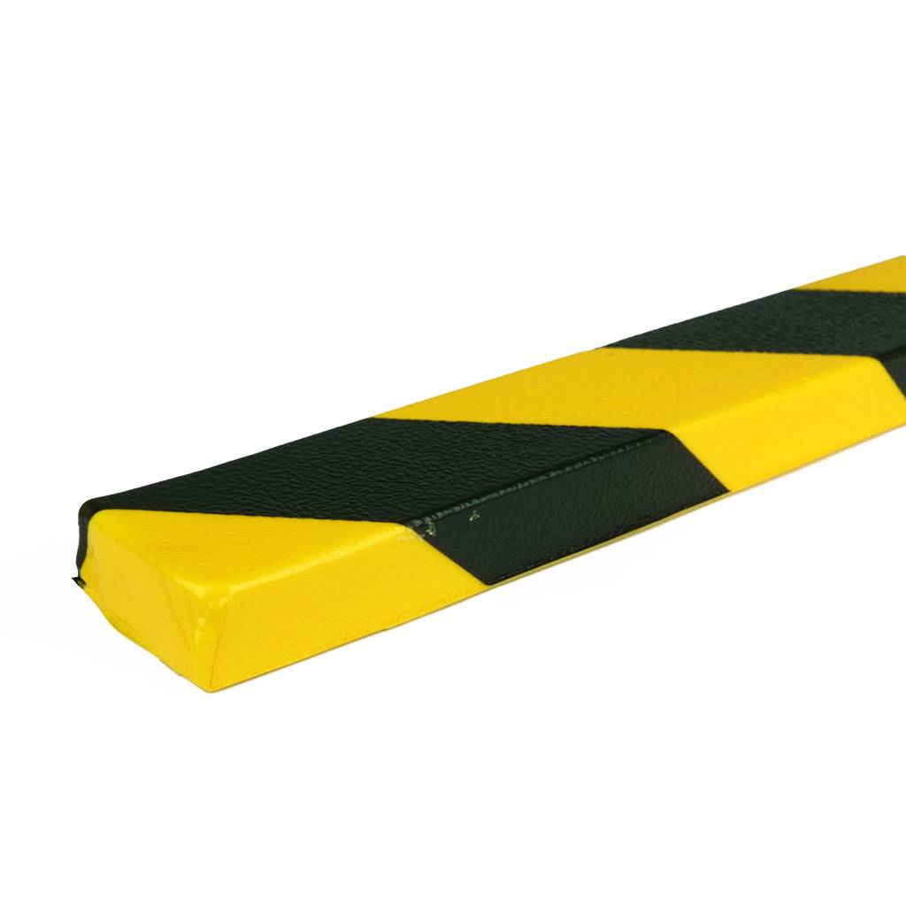 PRS stootrand vlakprofiel model 43 – geel-zwart – 1 meter – Geel & Zwart-0