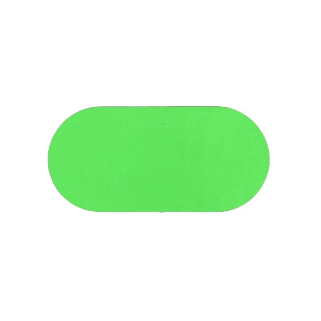 Ovaal - Groen 90 x 190 mm Anti-slip-vloersticker-0