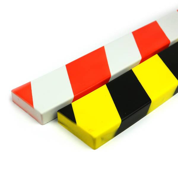 PU Stootrand Vlakprofiel Model 17 – Wit & Rood