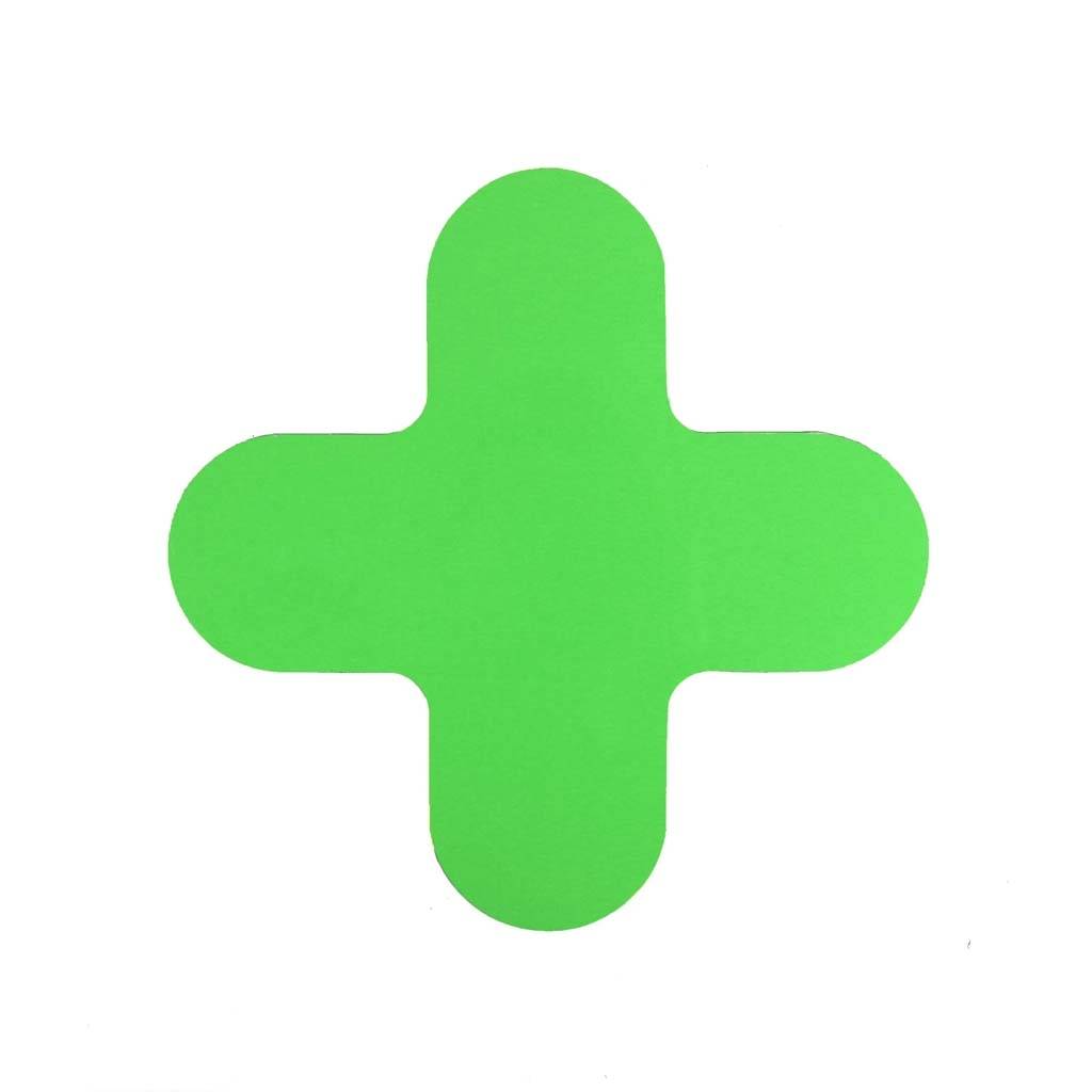 X-stuk - Groen 290 x 290 mm Anti-slip-vloersticker-0