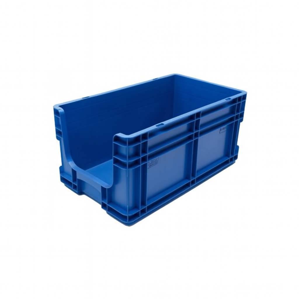 Kunststof stapelbak - - Rood - 295 mm x 505 mm x 235 mm- - Polymethylmethacrylaat (PMMA) - --0