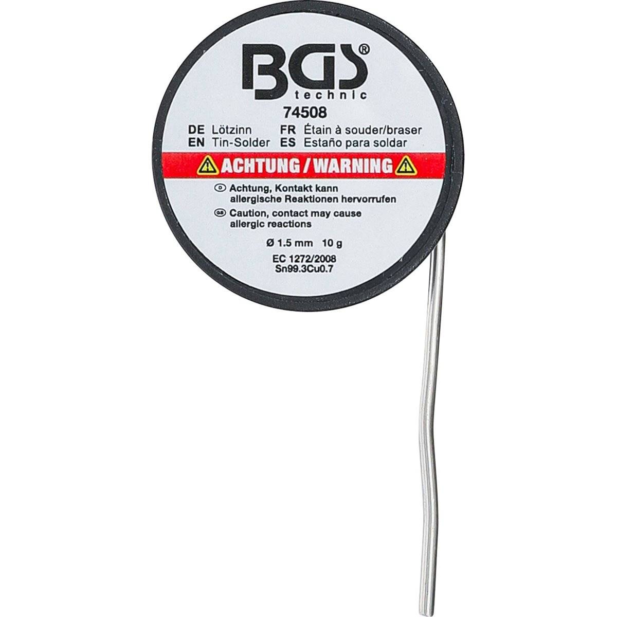 BGS Soldeertin - per rol - loodvrij - Ø 1,5 mm - 10 g-2