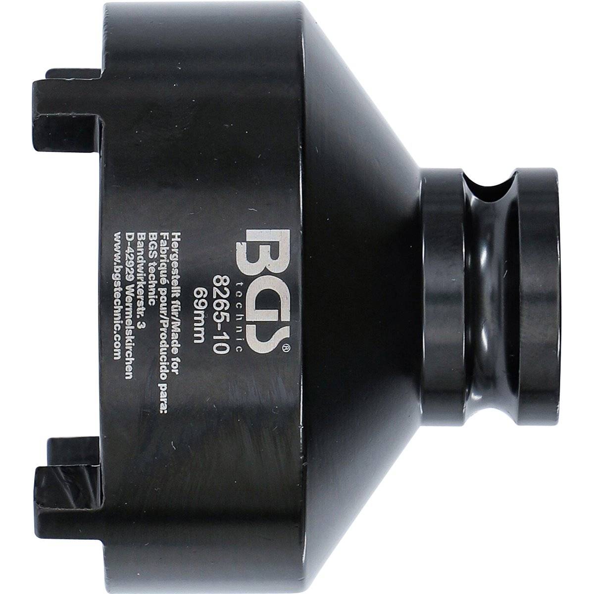 BGS Kroonmoersleutel - buiten - 69 mm - KM8-2