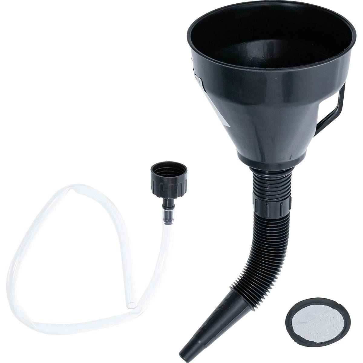 BGS Olie-vultrechterset met flexibele leiding en slang Ø 135 mm 3 delig-0