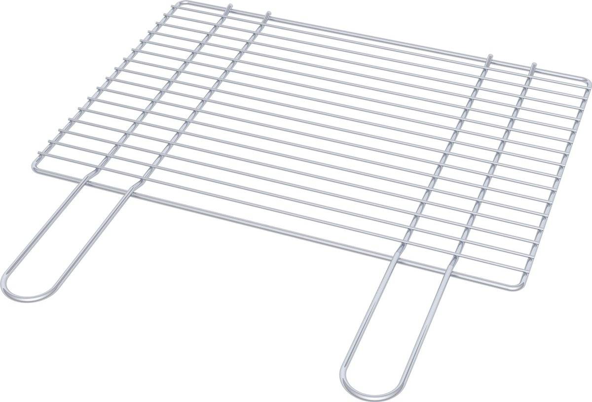 Sarom Fuoco - Barbecuerooster - Verchroomd - 45.5x33 cm - Extra stevig-0