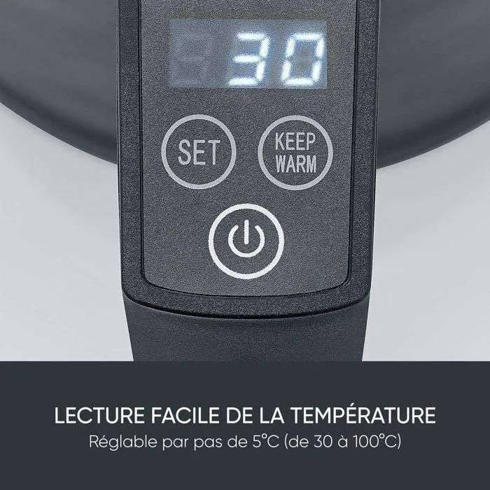 Elektrische waterkoker van 1,7 liter met instelbare temperatuur - SEVERIN - WK3483 - 2200W - Instelbaar tot 100°C - M...-1