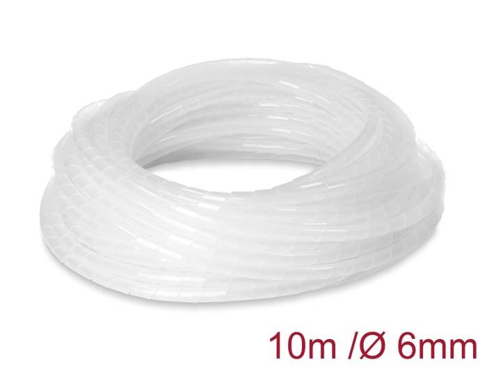 Delock Spiral Hose 6 mm diameter 10 m transparent-0