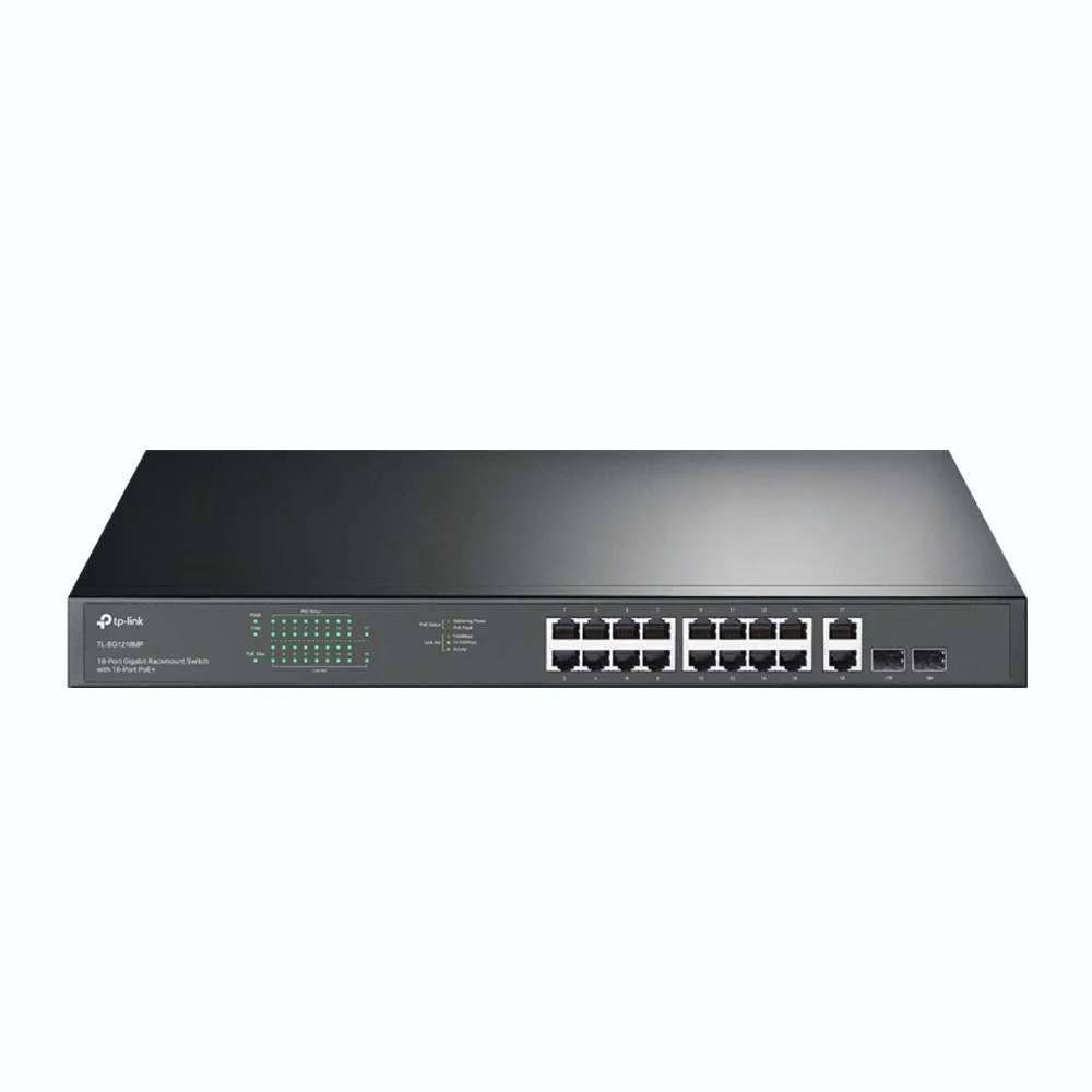 TPL TP-Link TL-SG1218MP netwerk-switch Unmanaged Gigabit Ethernet (10/100/1000) Power over Ethernet (...-0