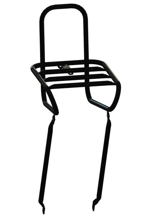 Voordrager 26"/28" Steco Smooth 25 cm - glanzend zwart-0
