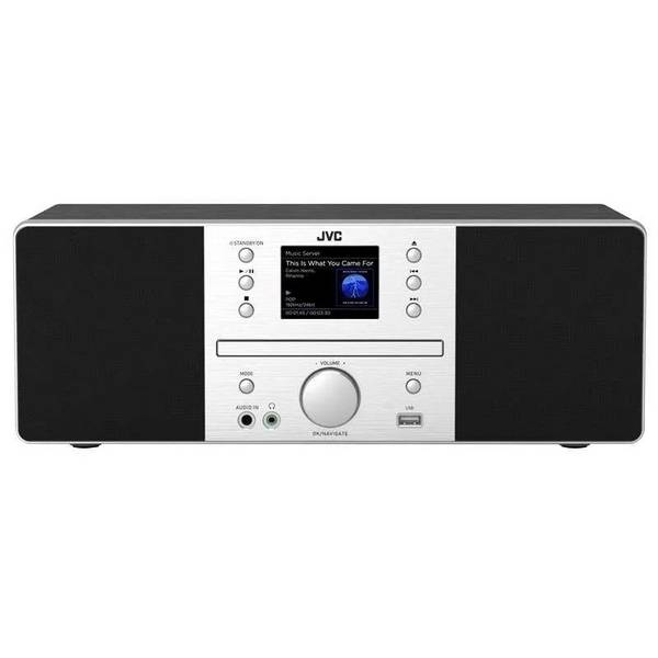 JVC RD-E874B Toren Bluetooth 20 W Zwart, Zilver