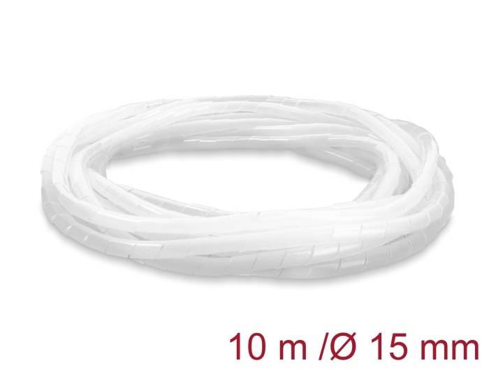 Delock Spiral Hose 15 mm diameter 10 m transparent-0