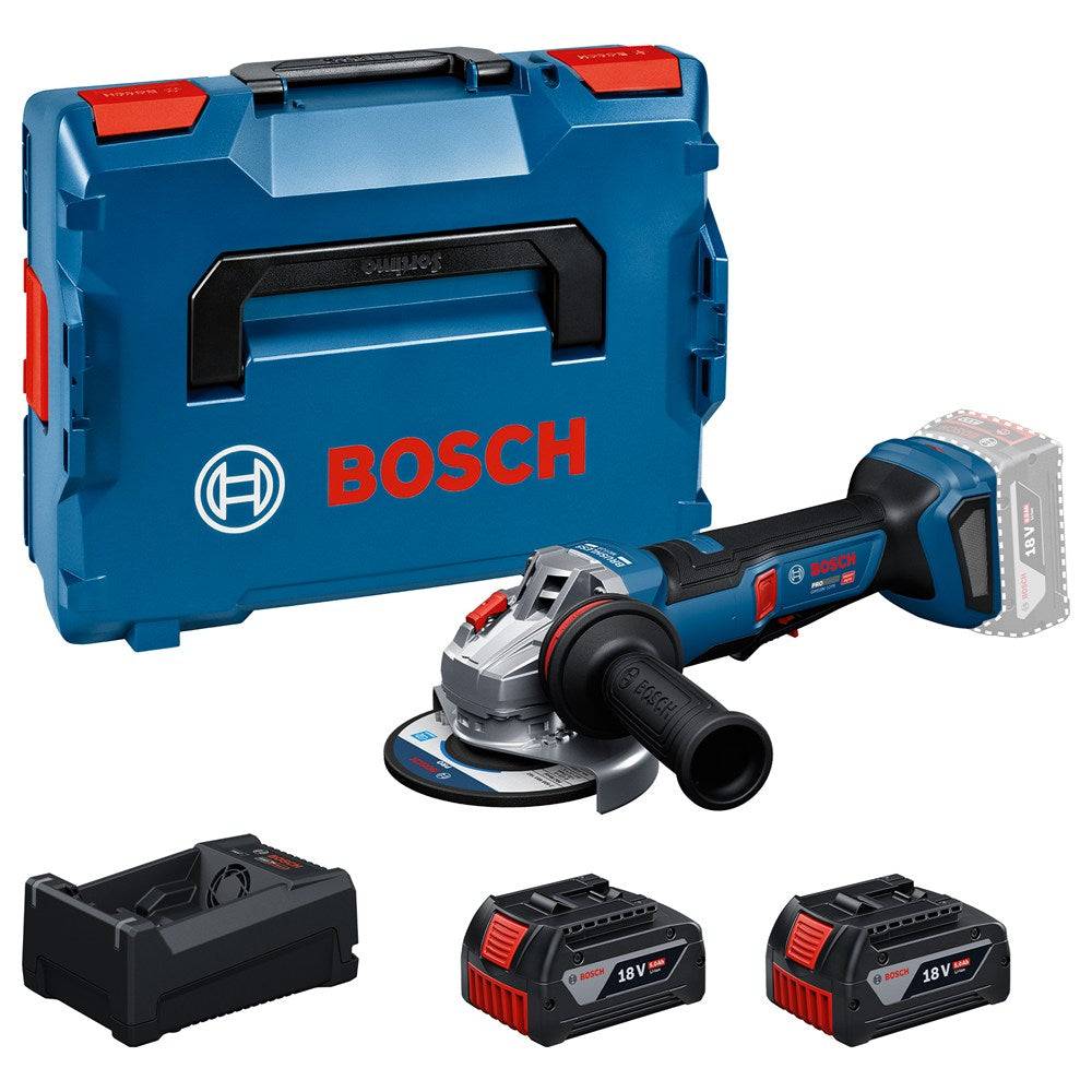 Bosch GWS18V-11PS Accu Haakse Slijpmachine in L-Boxx - 06019N4302-3